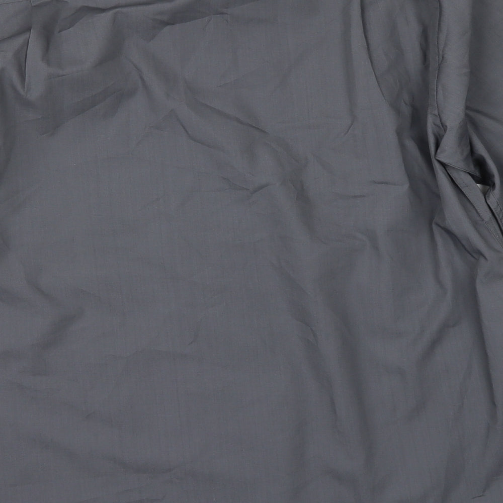 Marks and Spencer Mens Grey    Button-Up Size 15