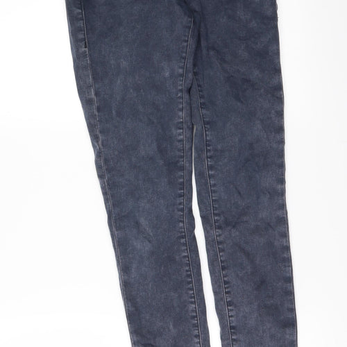 Topshop Womens Blue  Denim Skinny Jeans Size 25 in L30 in