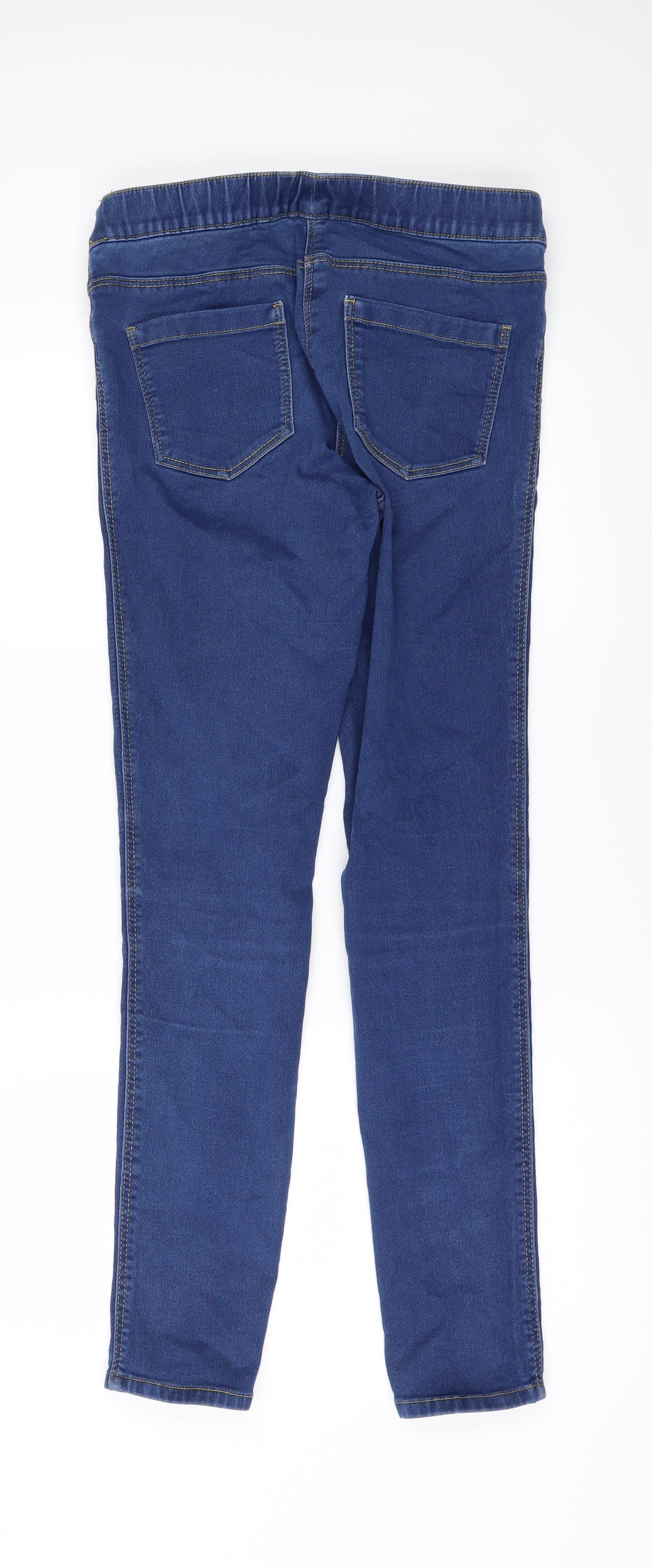 Nutmeg Womens Blue  Denim Jegging Jeans Size 10 L29 in