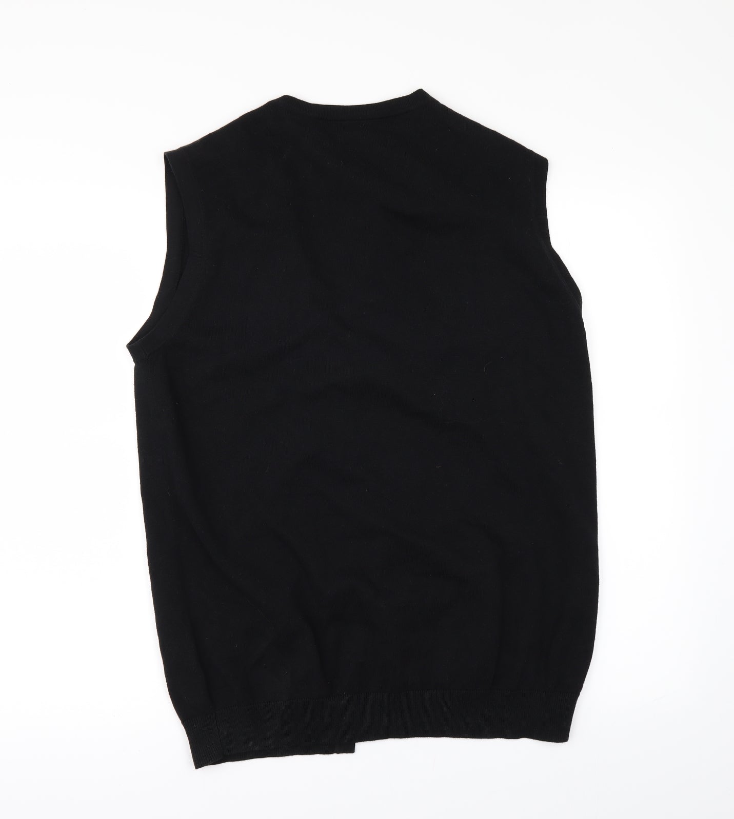 Burton Mens Black   Cardigan Jumper Size M  - WAISTCOAT