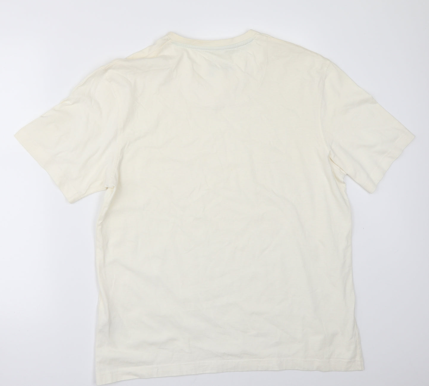 F&F Mens Ivory    T-Shirt Size M