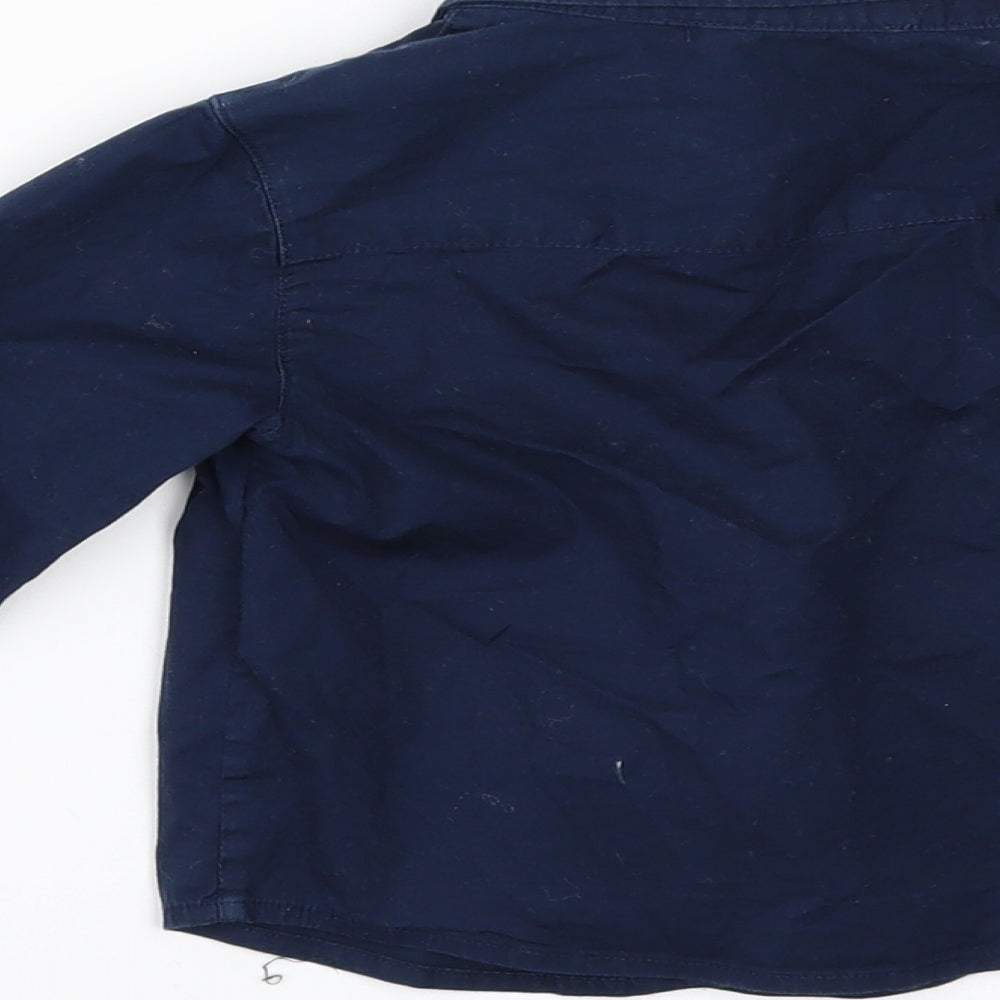 Emporio Armani Boys Beige   Basic Button-Up Size 12 Months