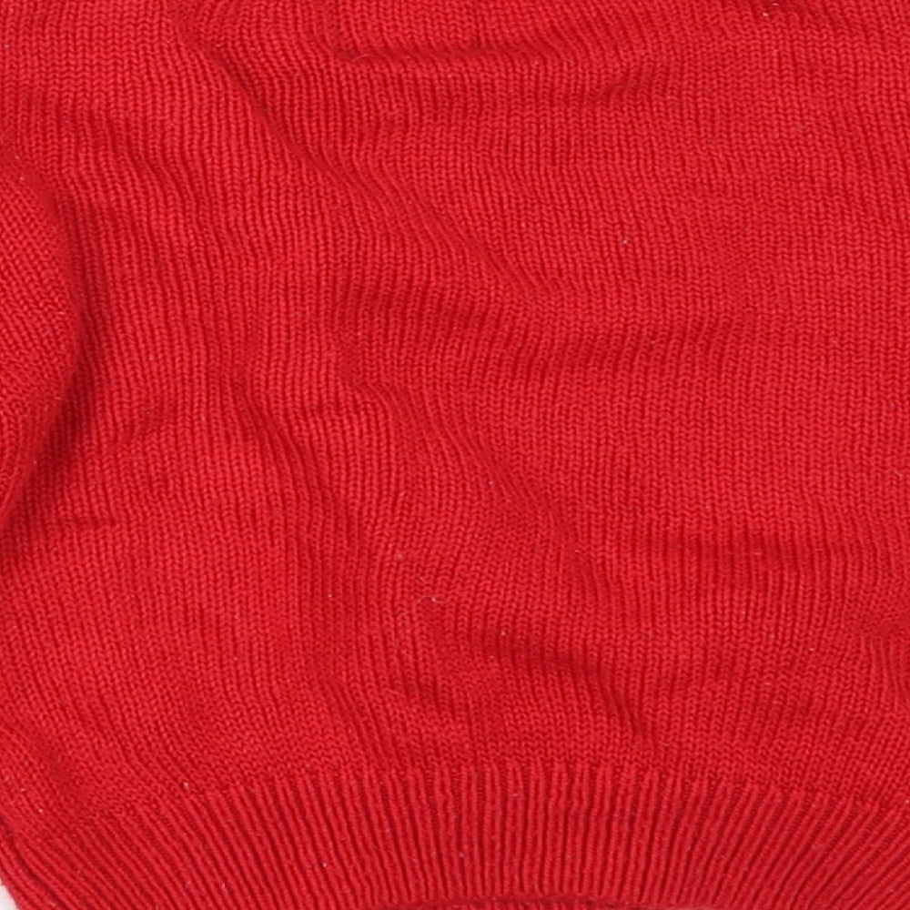 George Baby Red   Pullover Jumper Size 12-18 Months  - christams
