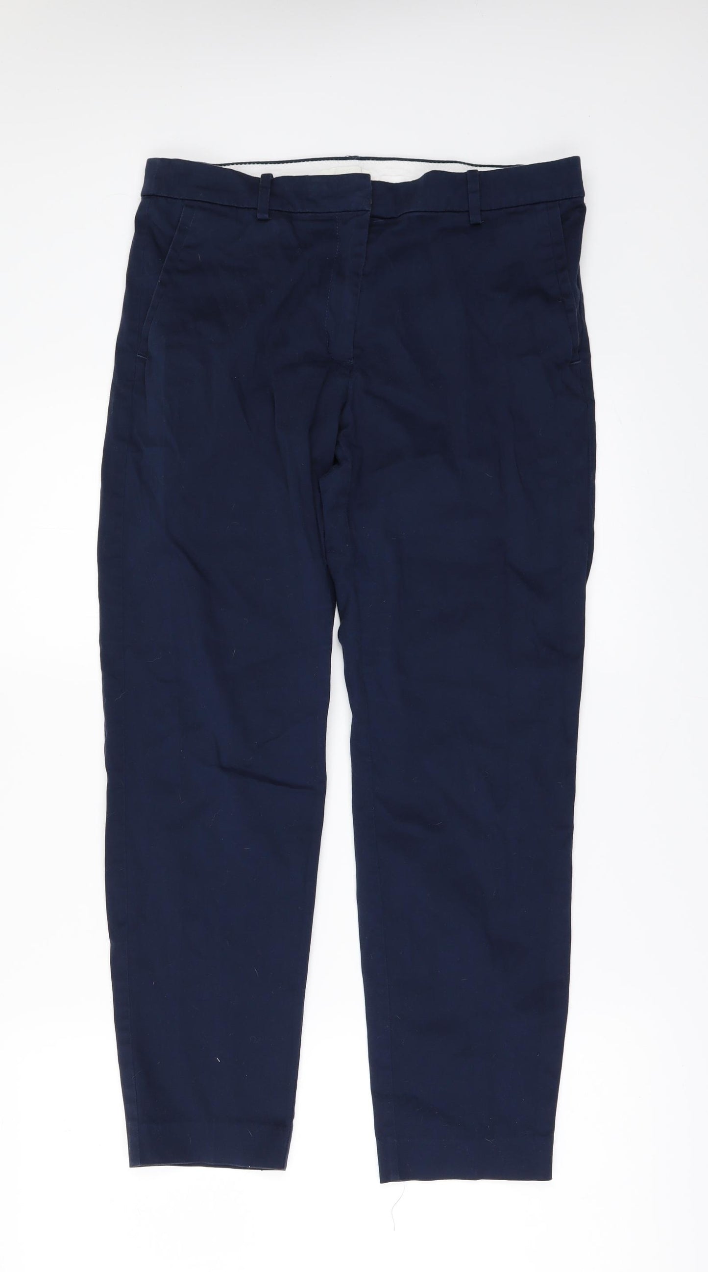 H&M Womens Blue   Trousers  Size 12 L28 in