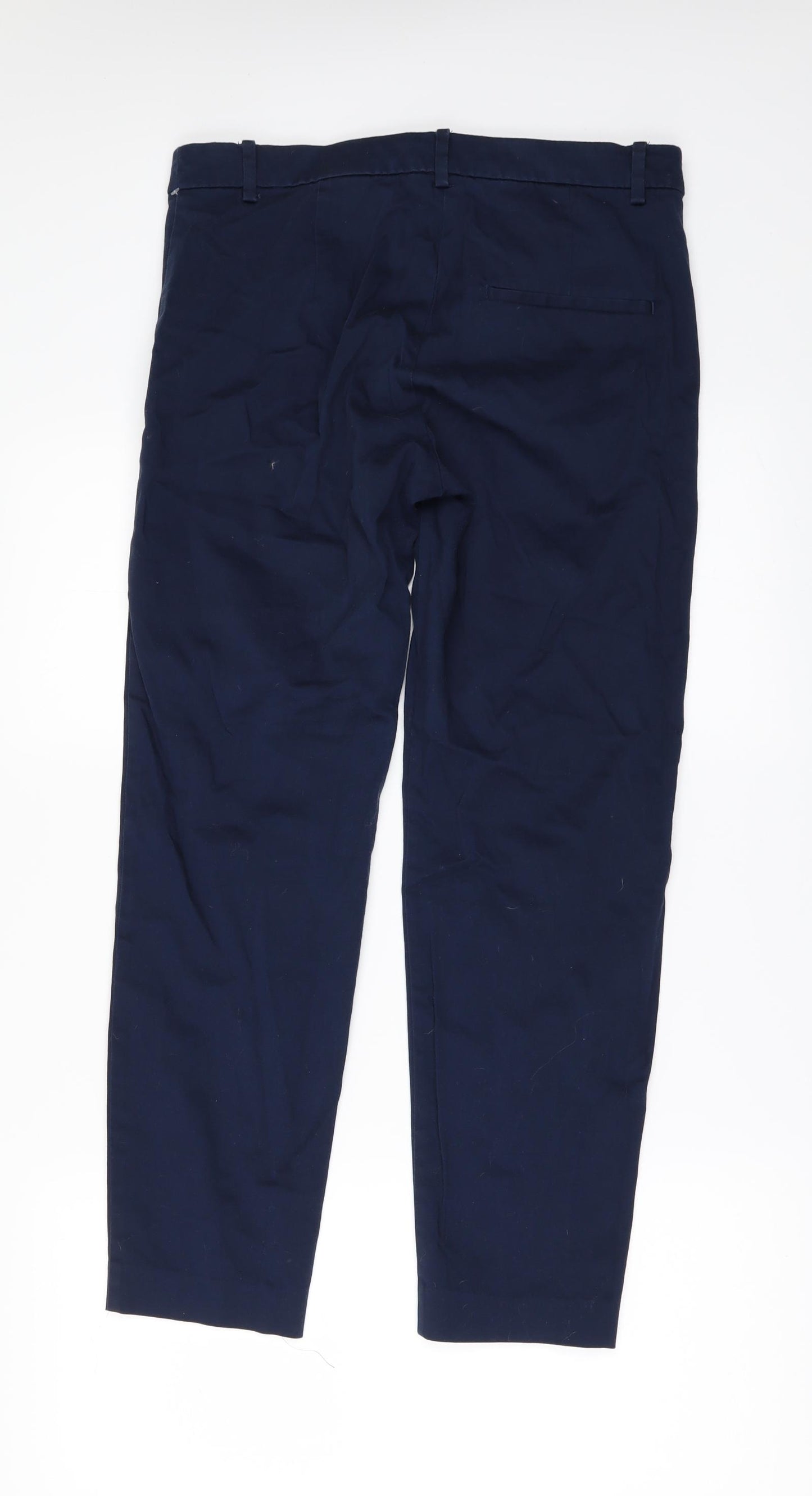 H&M Womens Blue   Trousers  Size 12 L28 in
