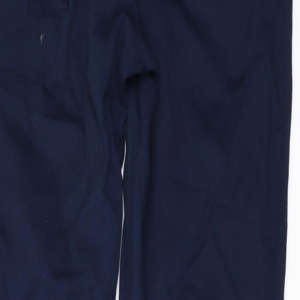 H&M Womens Blue   Trousers  Size 12 L28 in