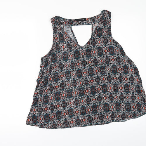 Primark Womens Green Geometric  Camisole T-Shirt Size 14