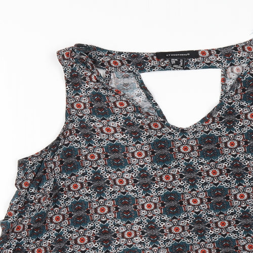 Primark Womens Green Geometric  Camisole T-Shirt Size 14