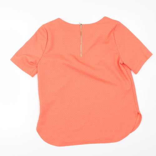 Marks and Spencer Womens Orange   Basic T-Shirt Size 12