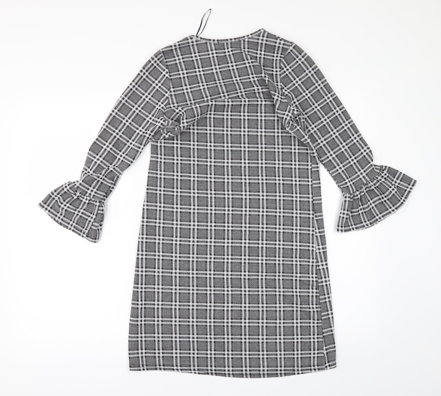 Quiz Womens Black Check  Mini  Size 6