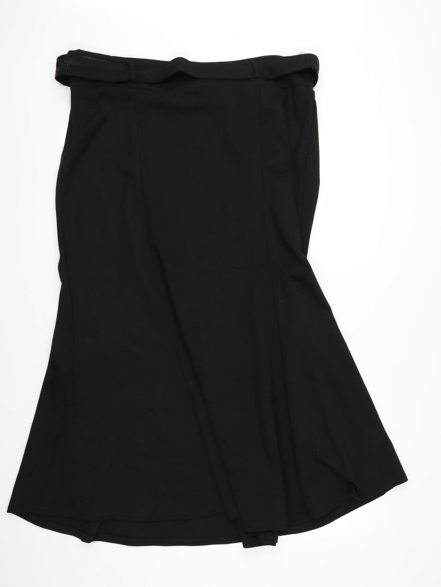E-vie Womens Black   A-Line Skirt Size 18