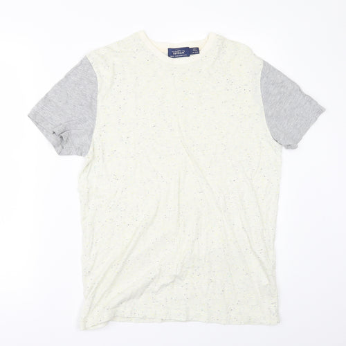 Topman Mens Beige    T-Shirt Size XS