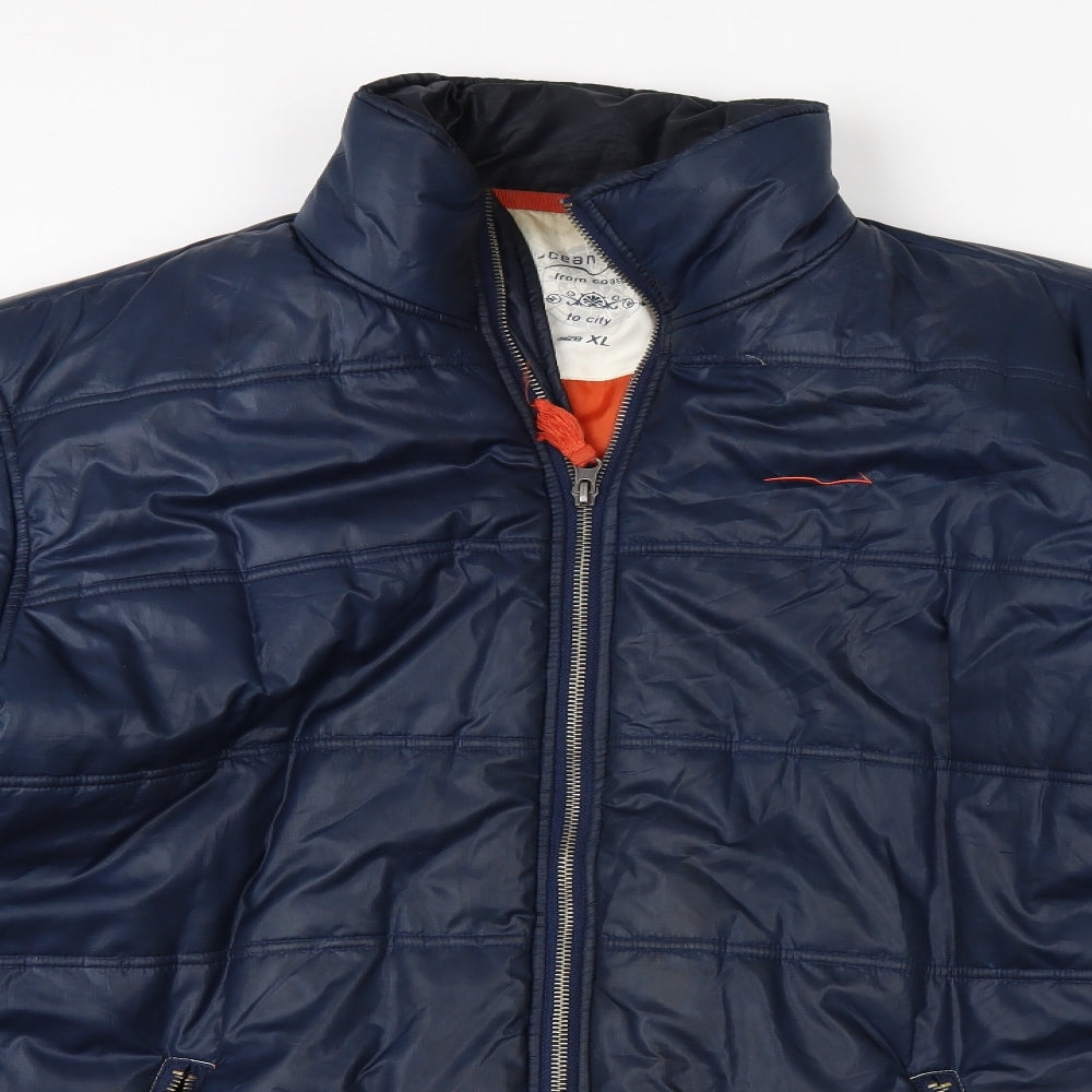 ocean one Mens Black   Jacket  Size XL