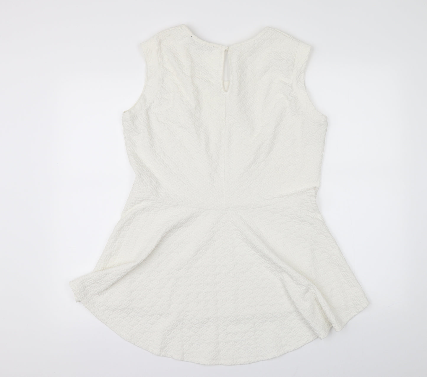 RESERVED Womens White   Tunic Blouse Size XL