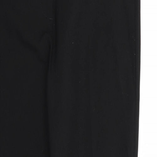 George Womens Black  Rayon Dress Pants Trousers Size 10 L26 in