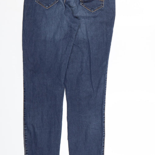 Yessica Womens Blue  Denim Straight Jeans Size 10 L32 in