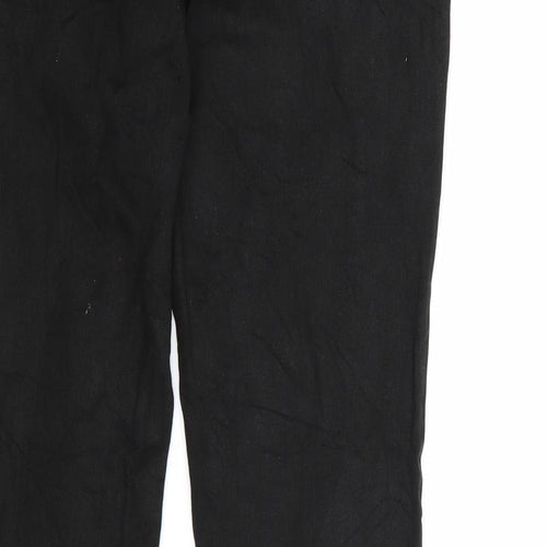 Preworn Womens Black  Denim Bootcut Jeans Size 10 L32 in