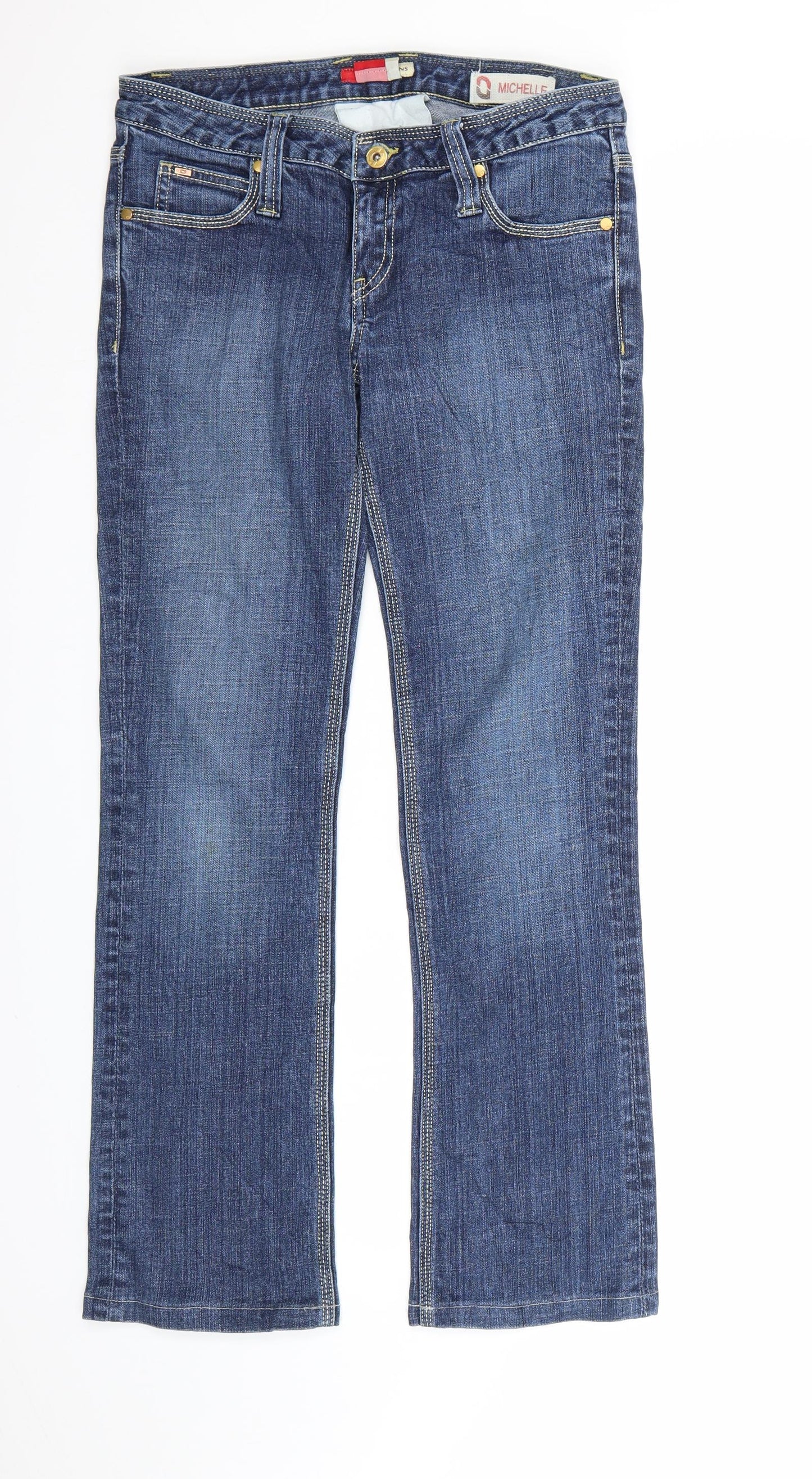 Castro Jeans Womens Blue  Denim Straight Jeans Size 10 L30 in