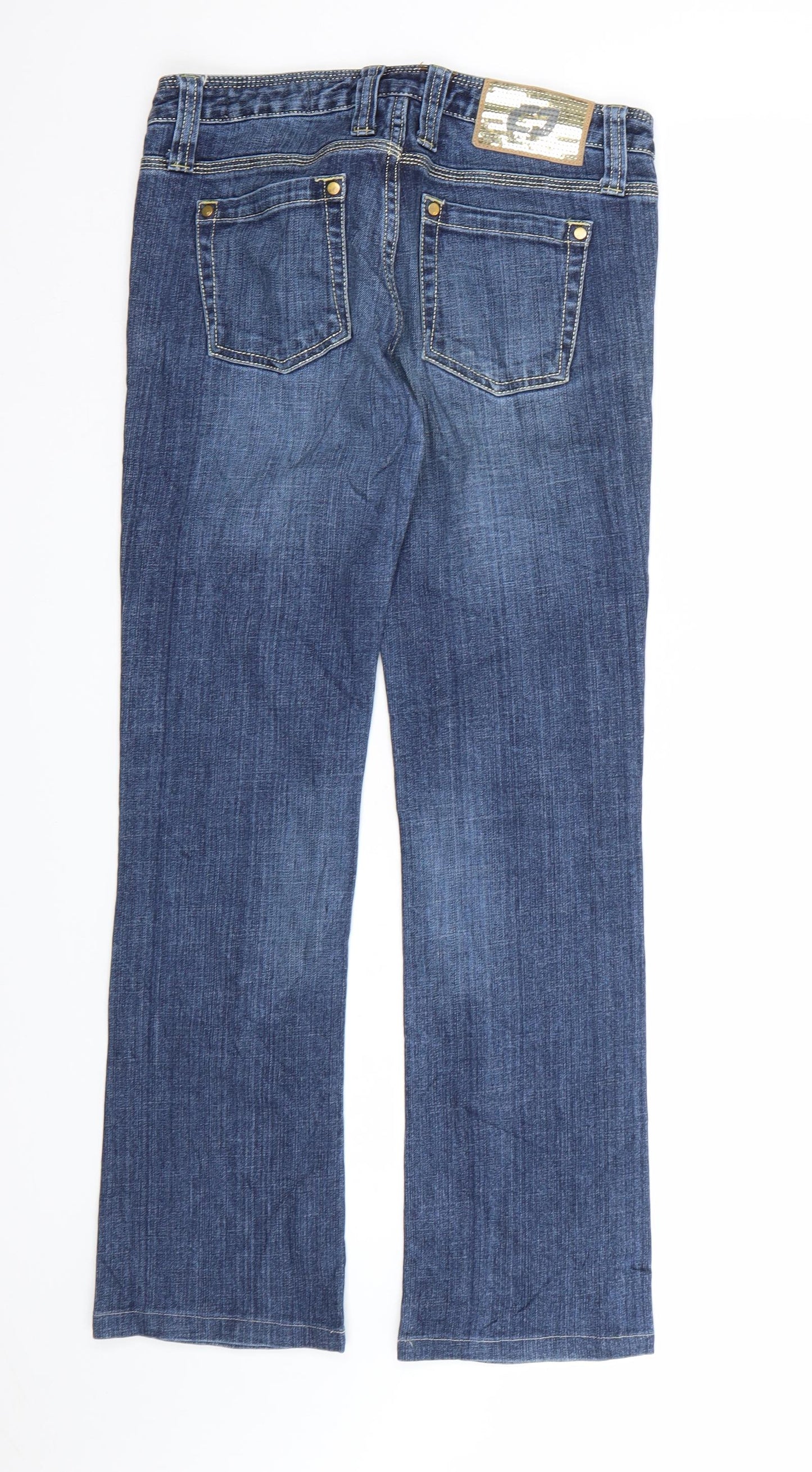 Castro Jeans Womens Blue  Denim Straight Jeans Size 10 L30 in