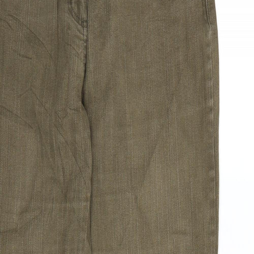 Vunic Womens Green  Denim Bootcut Jeans Size 32 L32 in