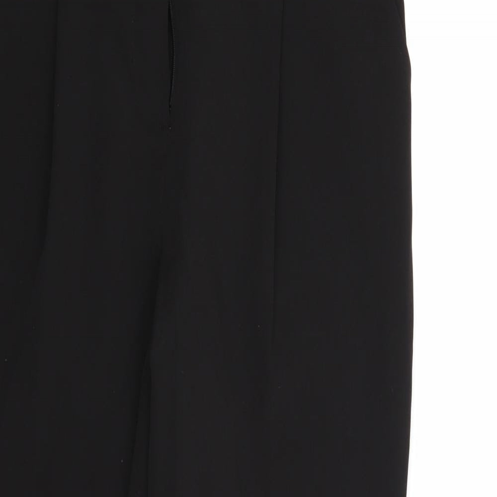 Dorothy Perkins Womens Black  Rayon Bloomer Trousers Size 12 L28 in