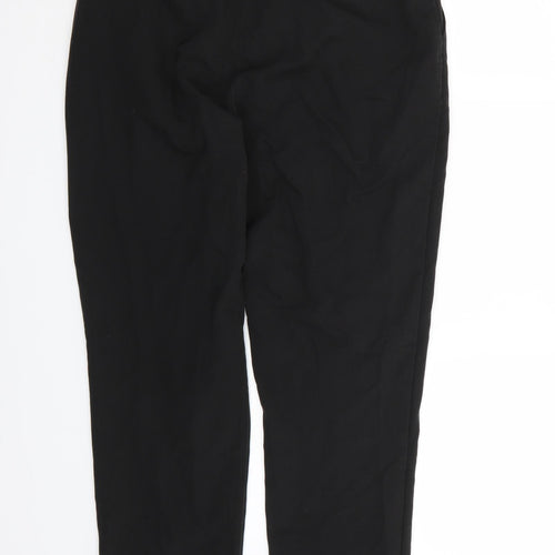 Warehouse Womens Black  Rayon Dress Pants Trousers Size 12 L28 in