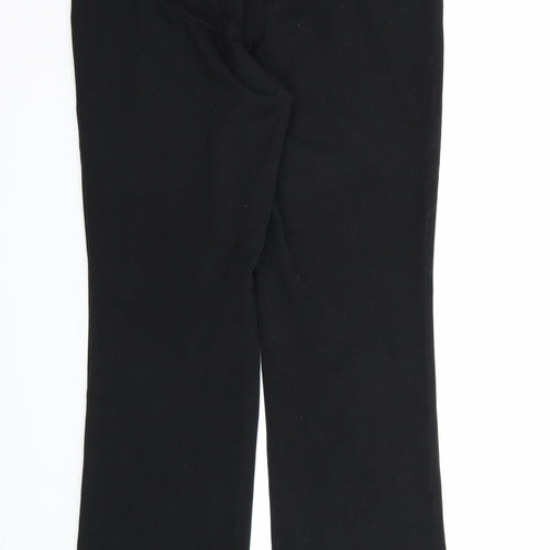 Marks and Spencer Womens Black  Rayon Dress Pants Trousers Size 10 L31 in
