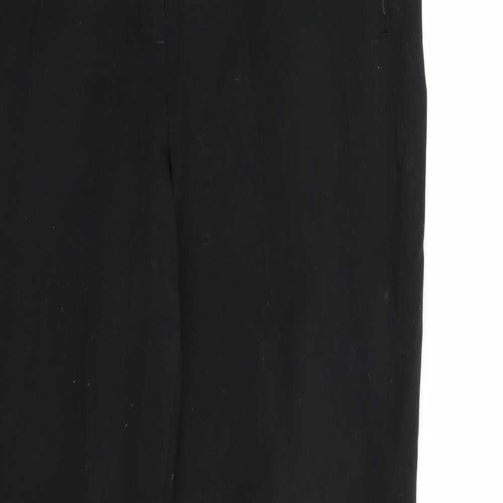 Marks and Spencer Womens Black  Rayon Dress Pants Trousers Size 10 L31 in