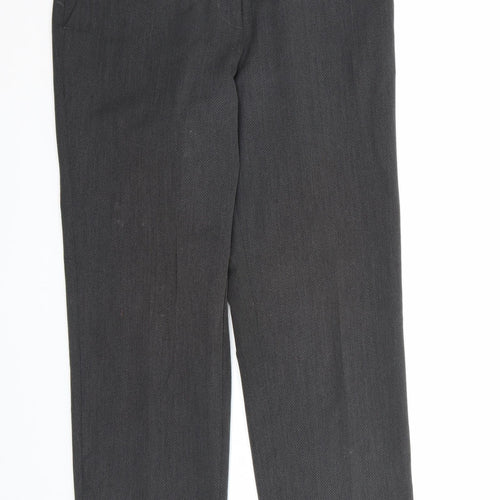 Marks and Spencer Womens Grey  Rayon Dress Pants Trousers Size 10 L28 in