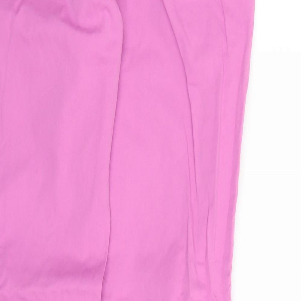 ESPIRIT Womens Purple   Chino Trousers Size 12 L32 in