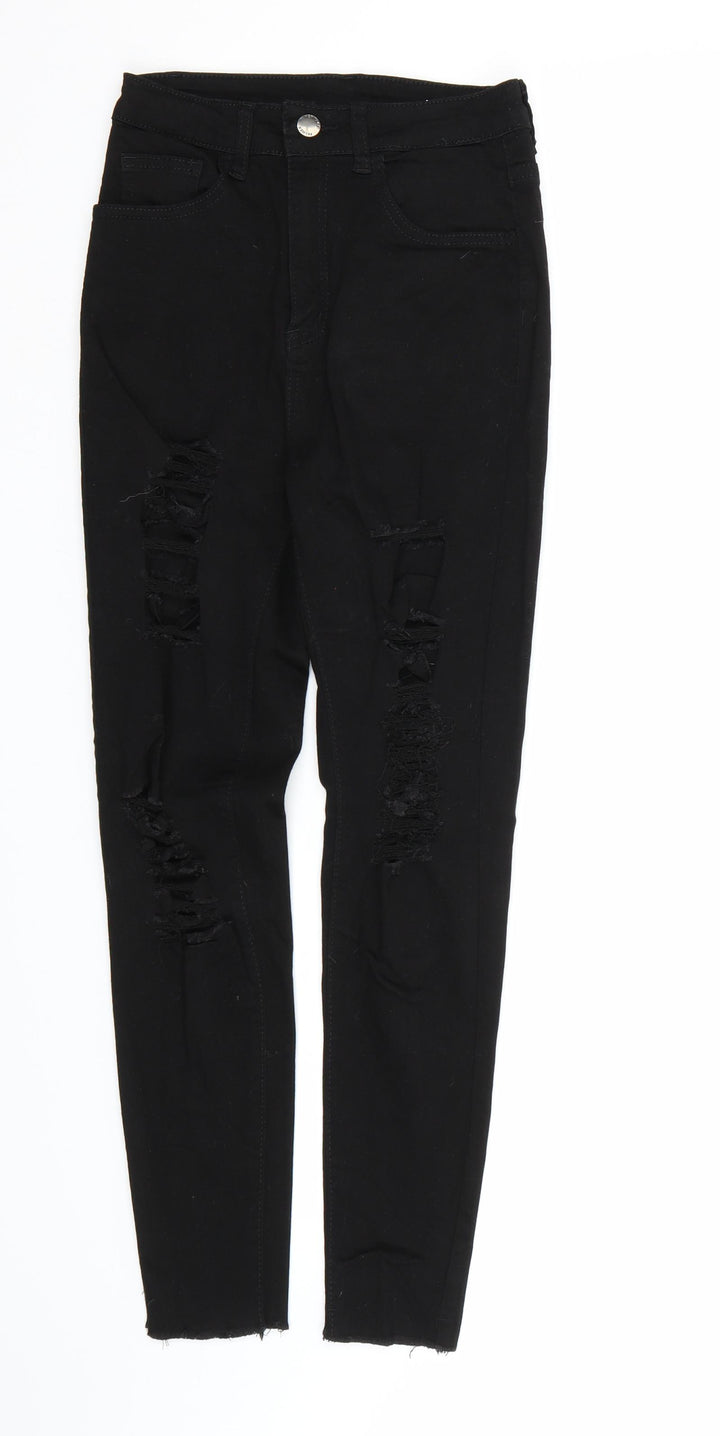 SHIEN Womens Black  Denim Skinny Jeans Size M L26 in