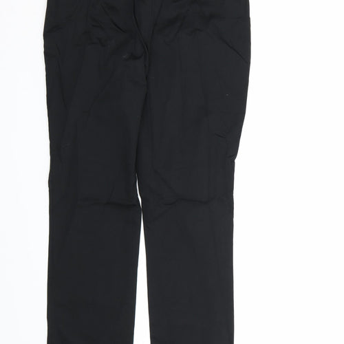 Marks and Spencer Womens Black  Rayon Dress Pants Trousers Size 10 L27 in