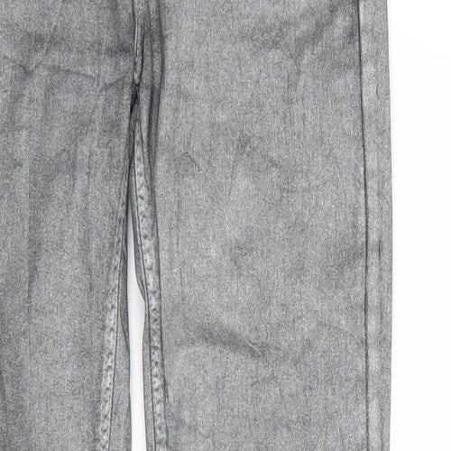 Zara Basic Womens Silver  Denim Skinny Jeans Size 6 L29 in