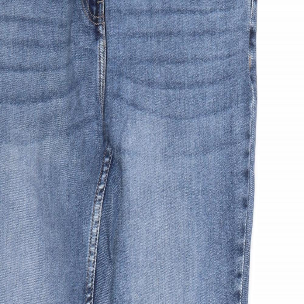 NEXT Womens Blue  Denim Straight Jeans Size 14 L28 in