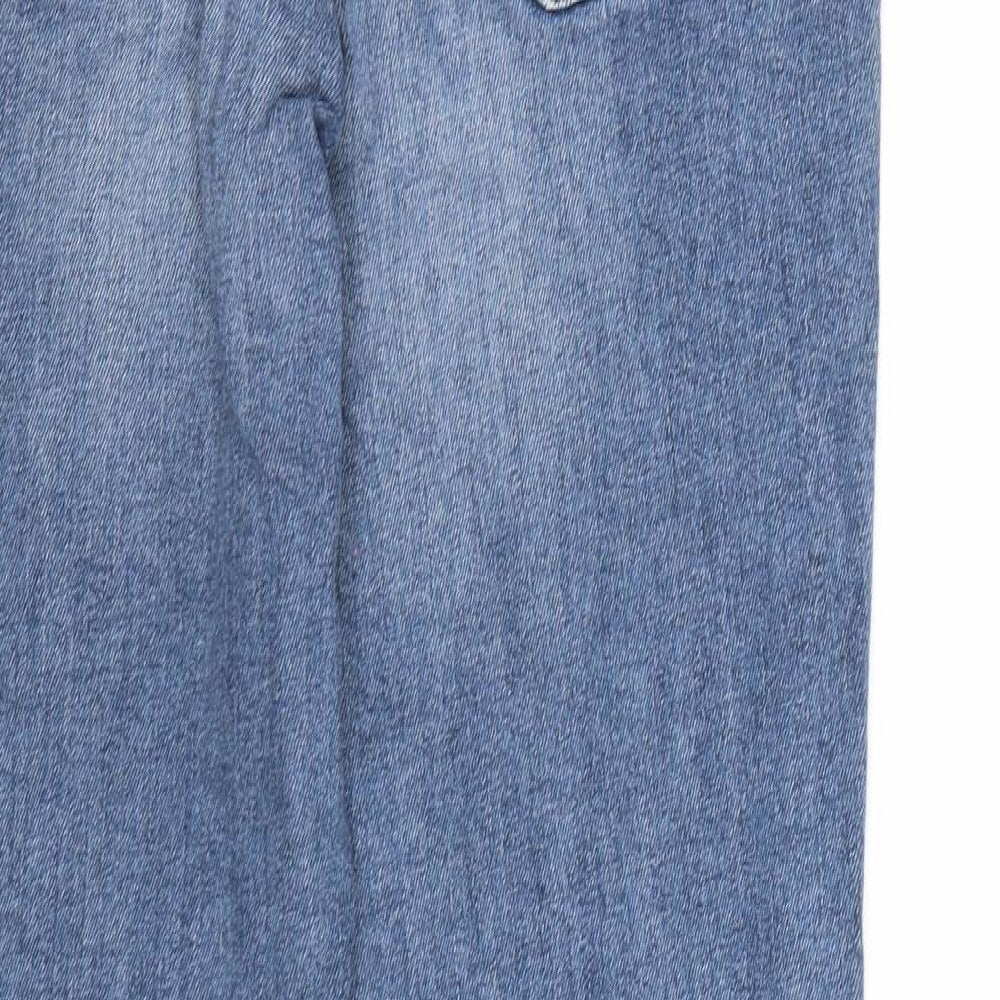 NEXT Womens Blue  Denim Straight Jeans Size 14 L28 in