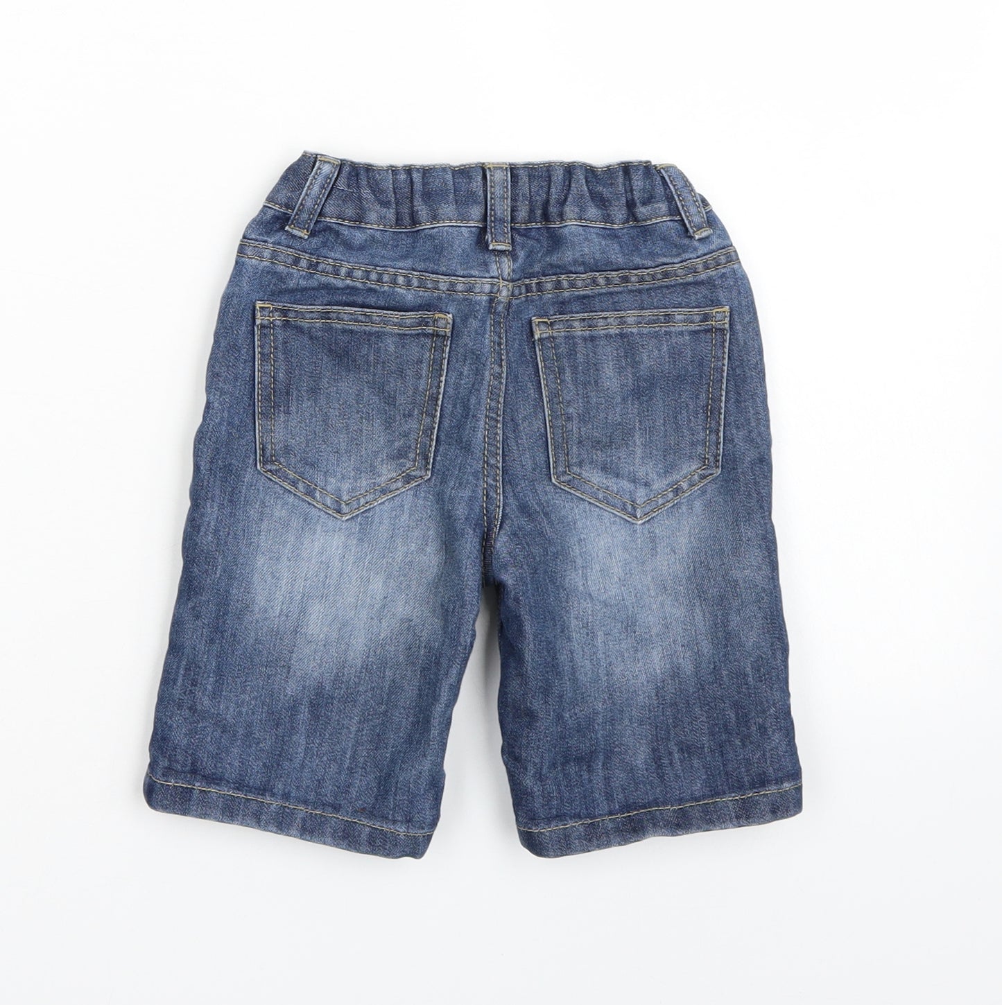 Denim & Co. Boys Blue  Denim Bermuda Shorts Size 3-4 Years