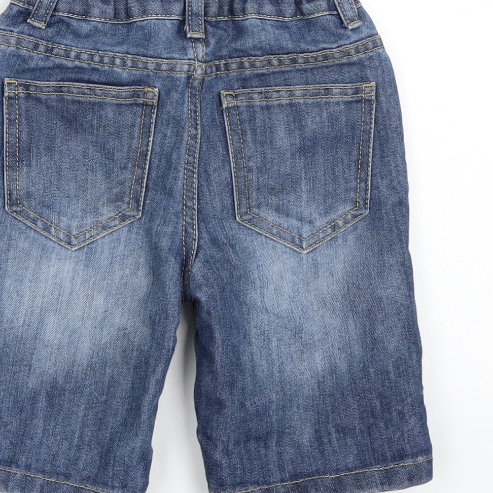 Denim & Co. Boys Blue  Denim Bermuda Shorts Size 3-4 Years