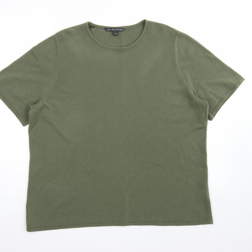 Bonmarché Womens Green  Knit Pullover Jumper Size 20