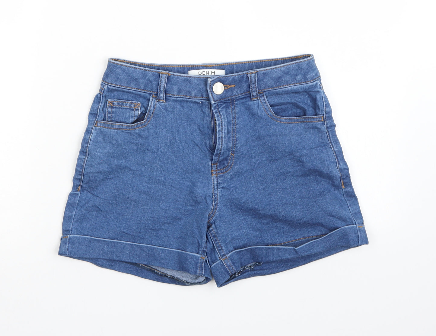 Dorothy Perkins Womens Blue  Denim Hot Pants Shorts Size 6