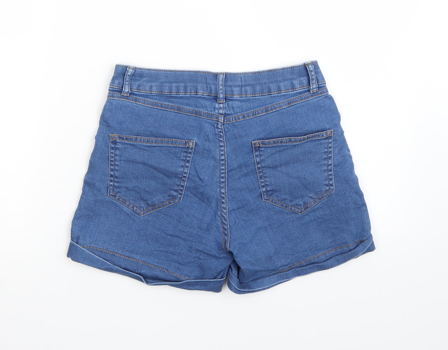 Dorothy Perkins Womens Blue  Denim Hot Pants Shorts Size 6