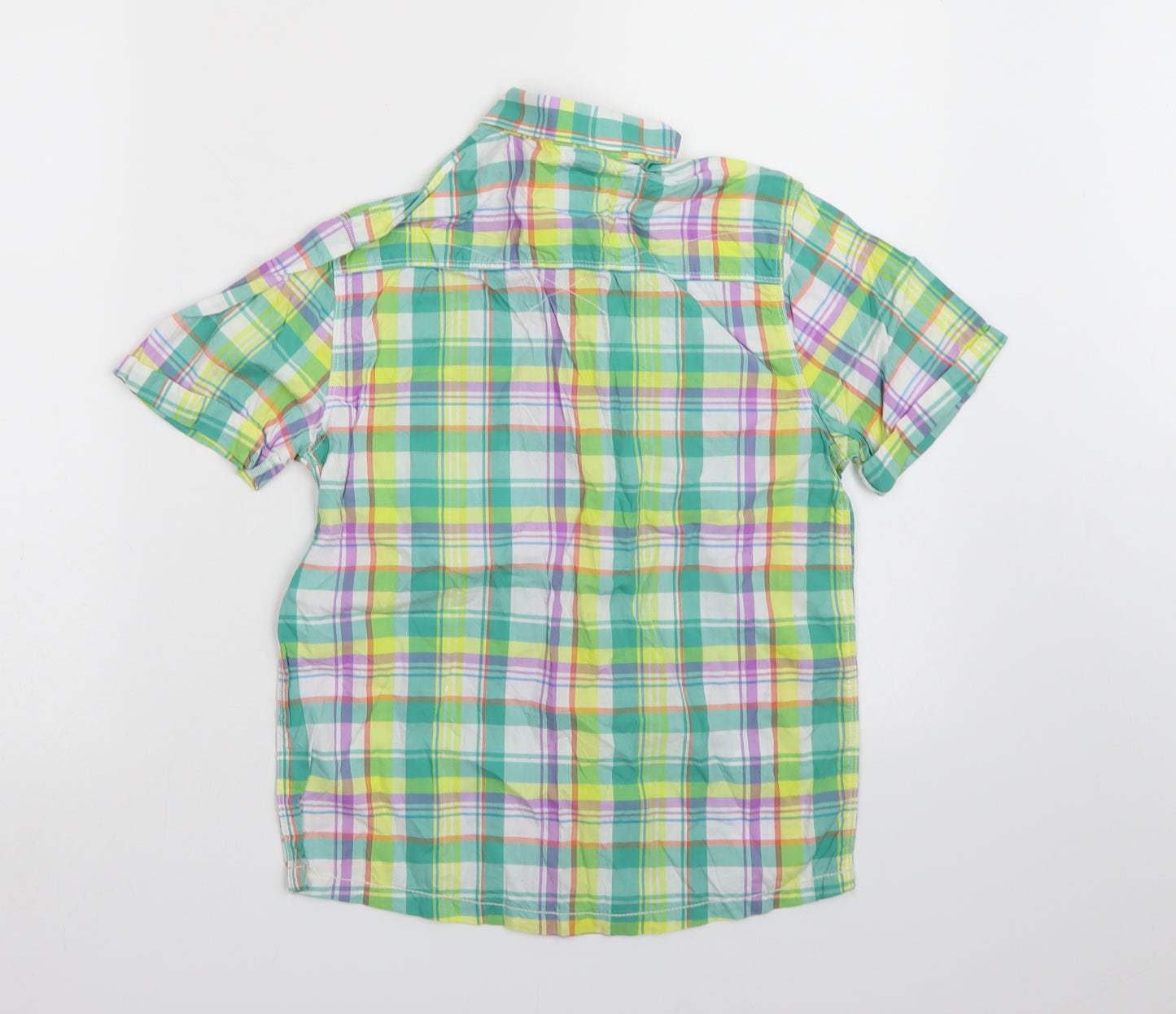 NEXT Boys Multicoloured Check  Basic Button-Up Size 9 Years