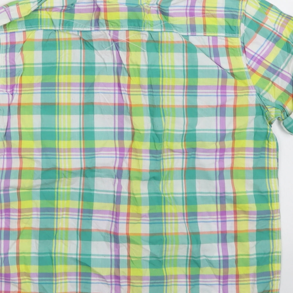 NEXT Boys Multicoloured Check  Basic Button-Up Size 9 Years