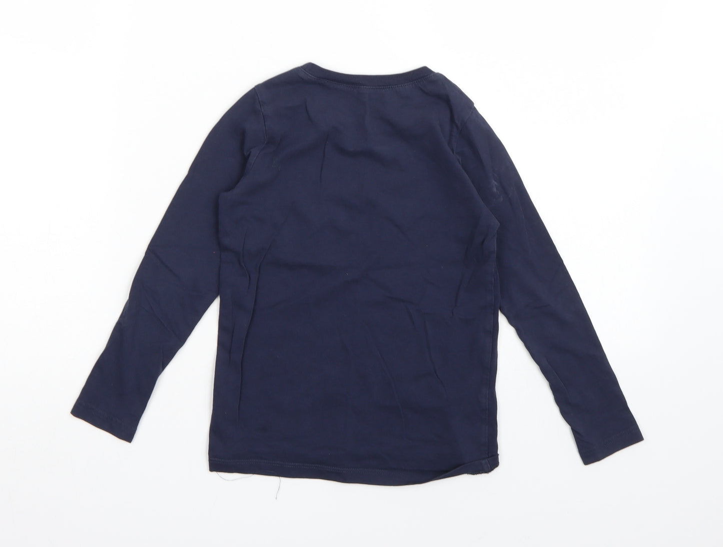 Osh Kosh Girls Blue   Basic T-Shirt Size 6 Years  - Unicorn