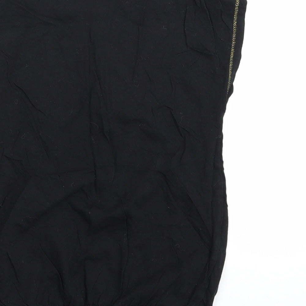 George Girls Black   Basic T-Shirt Size 7-8 Years  - Tinkerbell