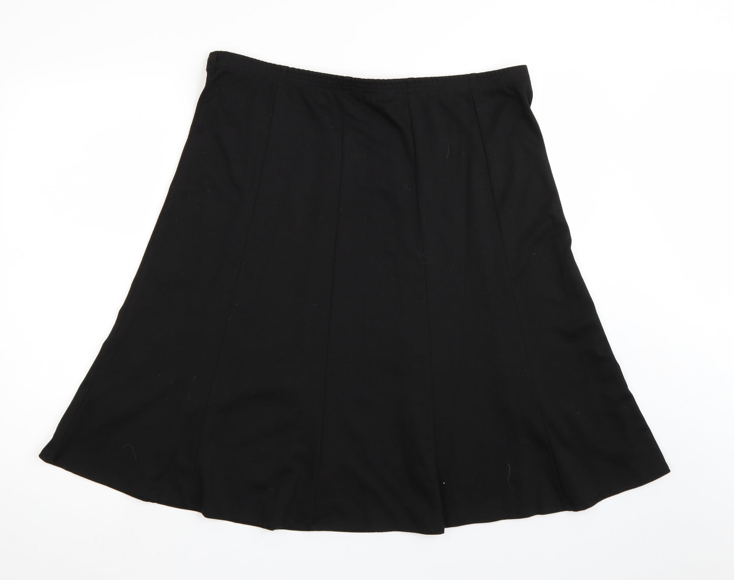 Bonmarché Womens Black   A-Line Skirt Size 18