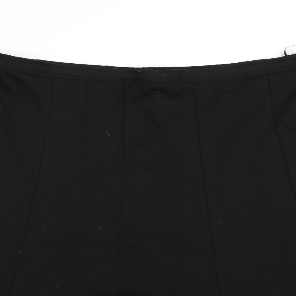 Bonmarché Womens Black   A-Line Skirt Size 18