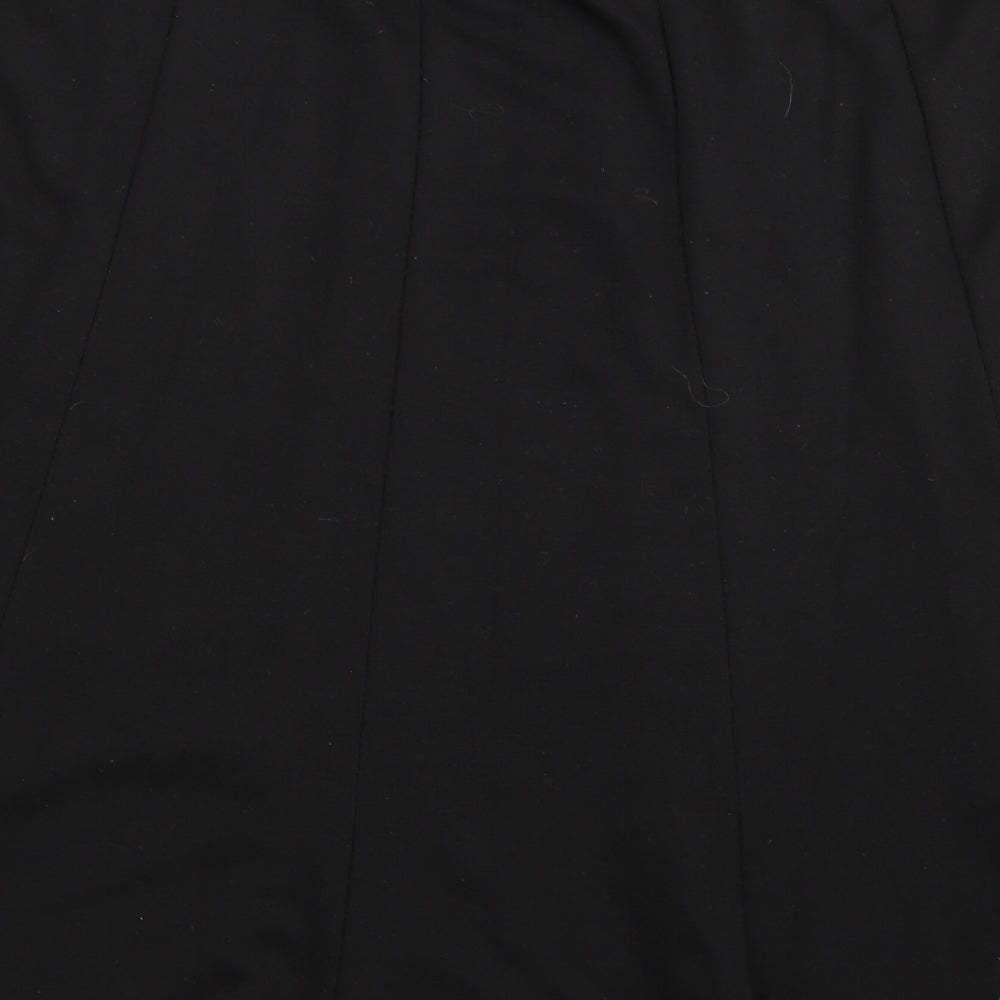 Bonmarché Womens Black   A-Line Skirt Size 18