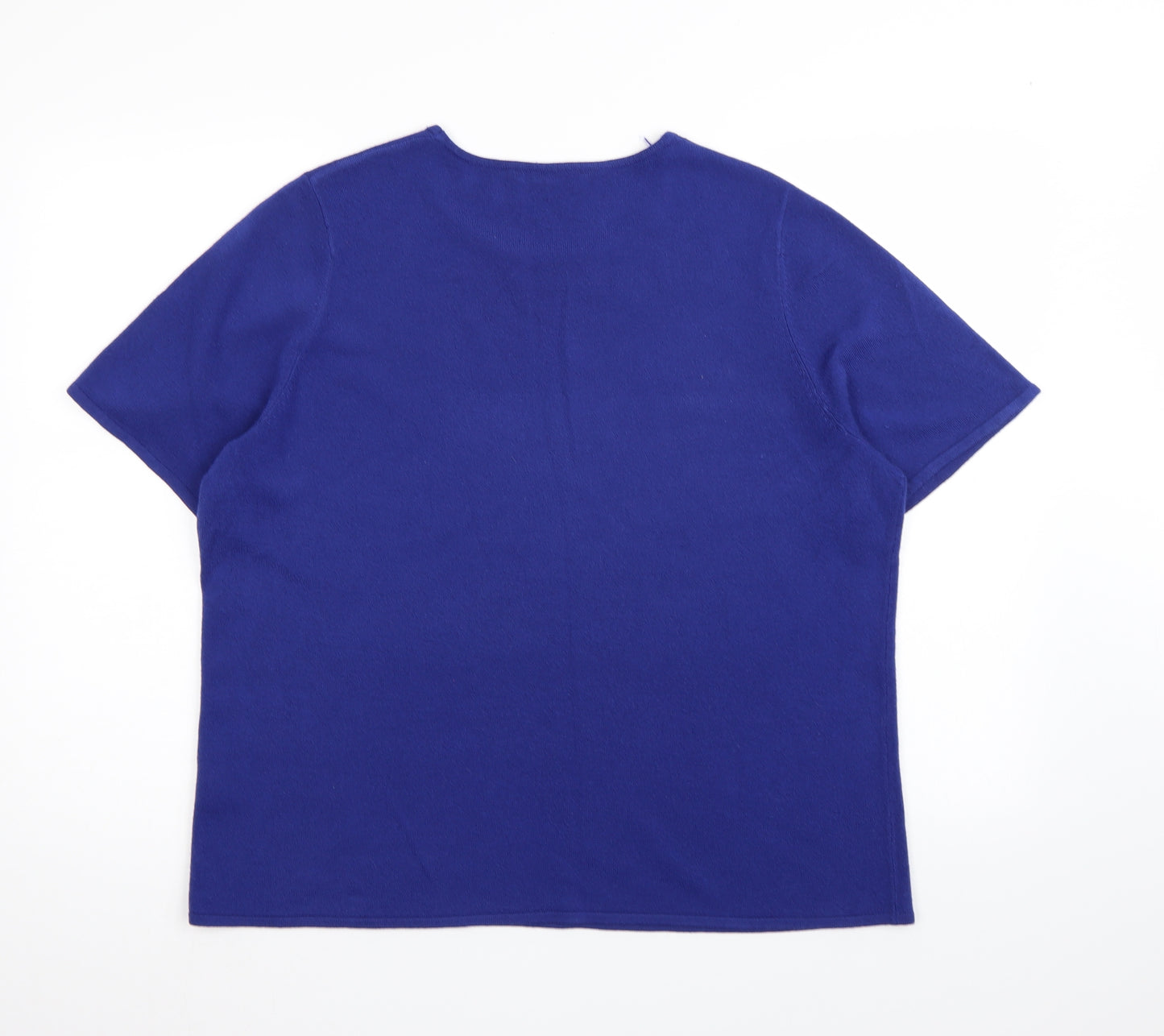 Bonmarché Womens Blue  Knit Pullover Jumper Size 20