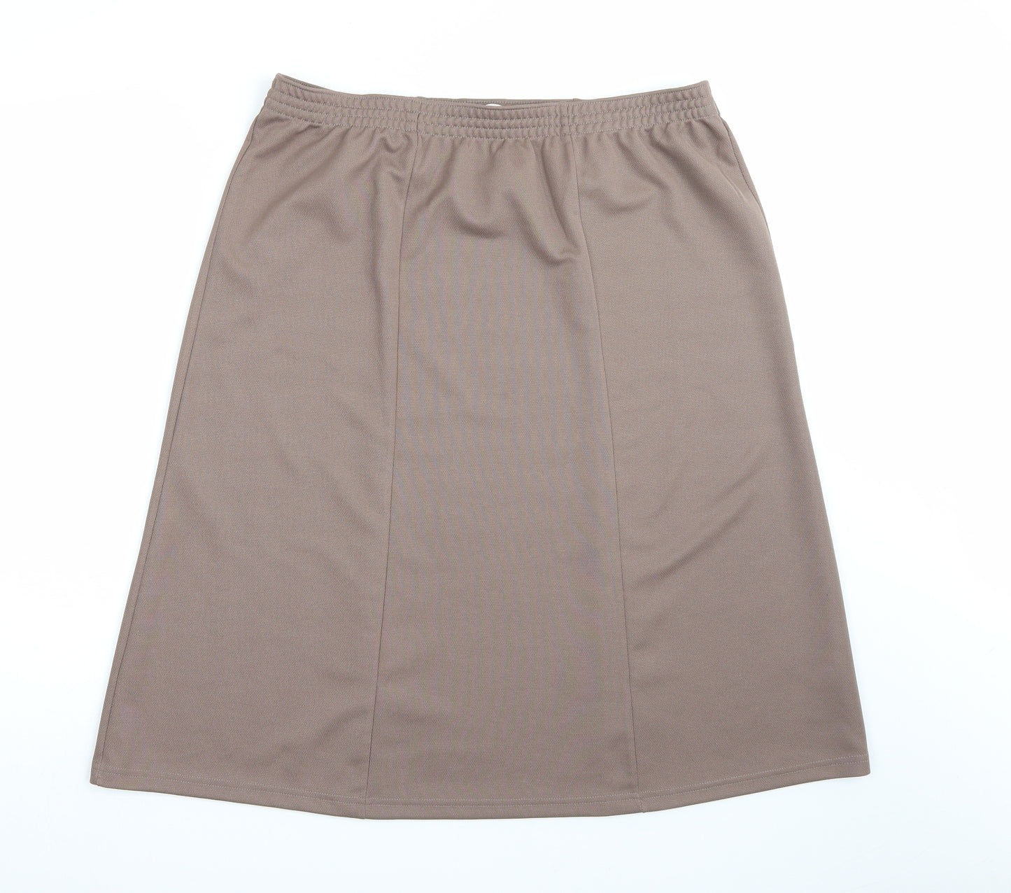 slimma Womens Brown   A-Line Skirt Size 18