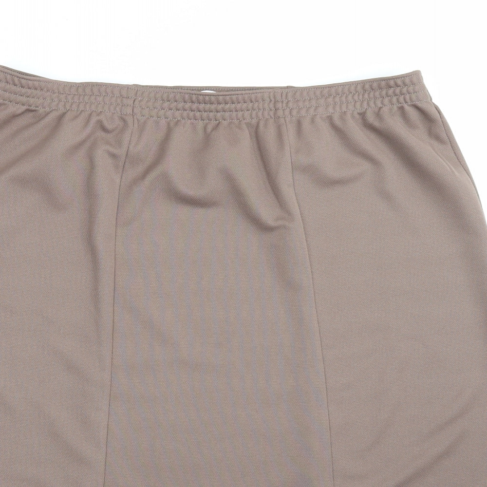 slimma Womens Brown   A-Line Skirt Size 18